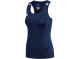 Adidas T19 Tank Top Dames Navy Blauw
